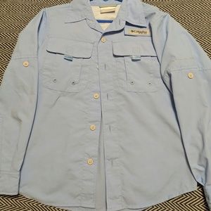 Boys Columbia PFG Omni-Shade button down